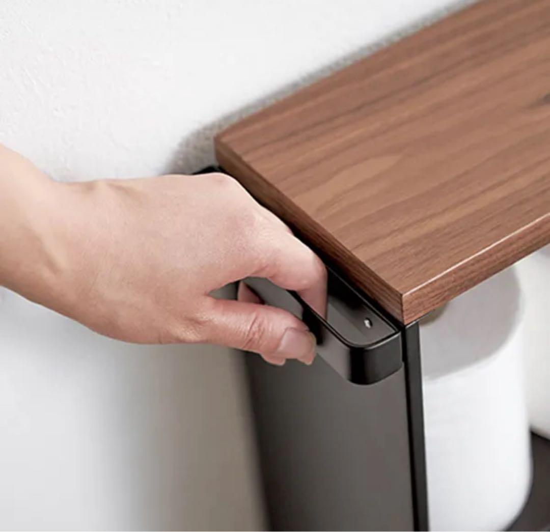 山崎実業tower　キッチンワゴン　キャスター付スリムワゴン トイレワゴン