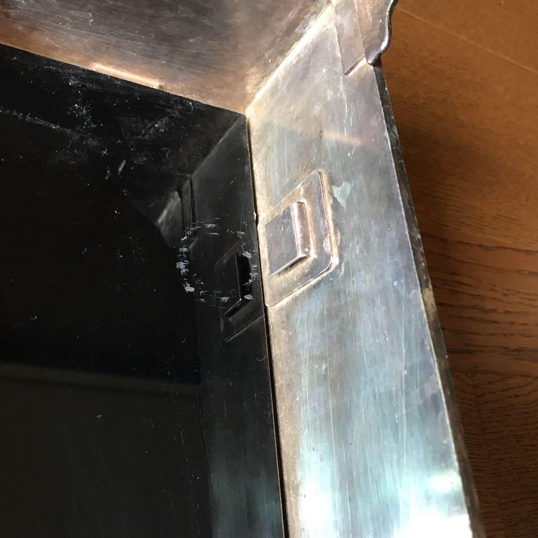 遠藤孝商店　角ミラープレート足付　バラ　ウエディングケーキ、パーティー等に