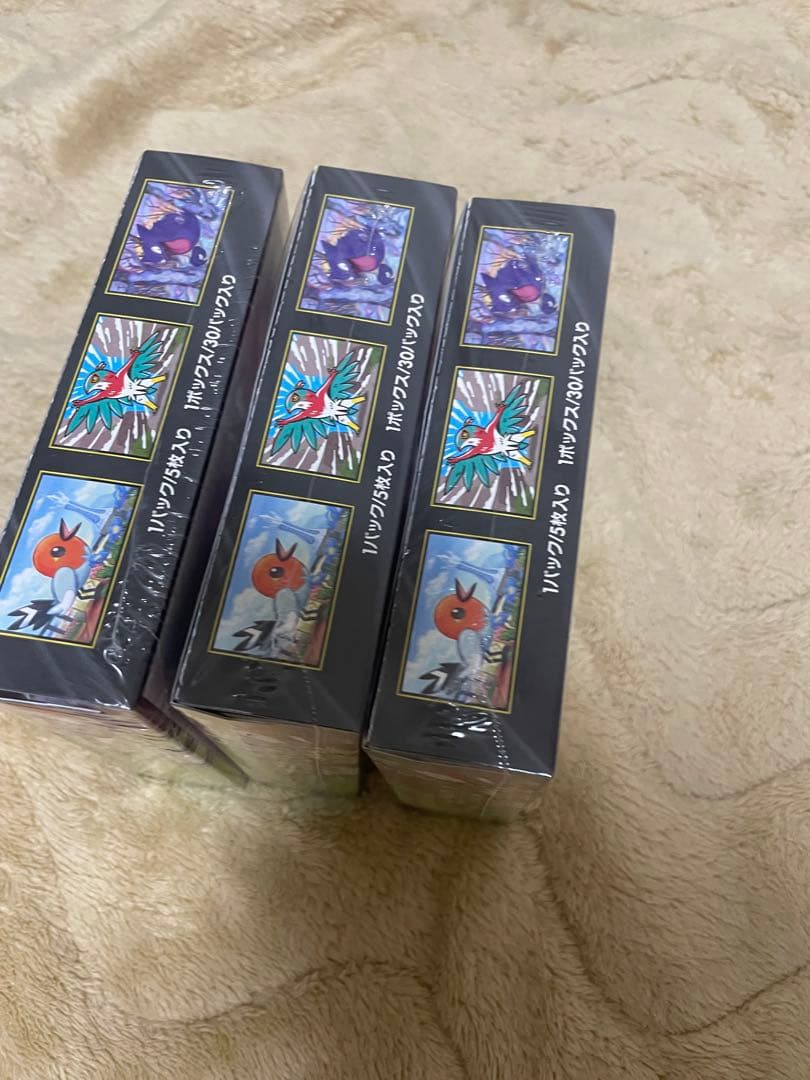 ポケモンカード　ムニキスゼロ ３ボックス　シュリンク付き