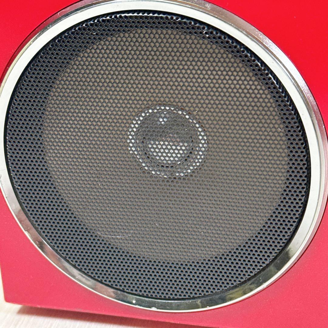 美品 National RX-F10 ラジカセ レッド 赤 通電・ラジオOK 赤