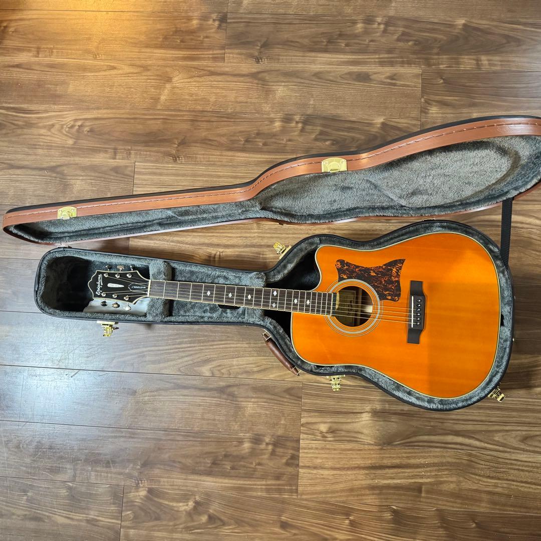 【美品】エピフォン Masterbilt DR-500MCEケース付き