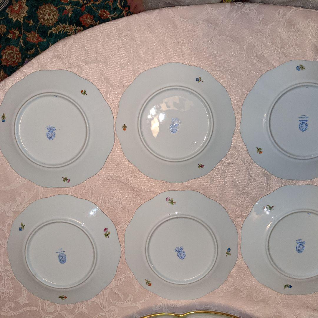 ヘレンド　最終価格貴重な6人用殆ど未使用　貴重なビクトリア　ブーケ　ティーセット