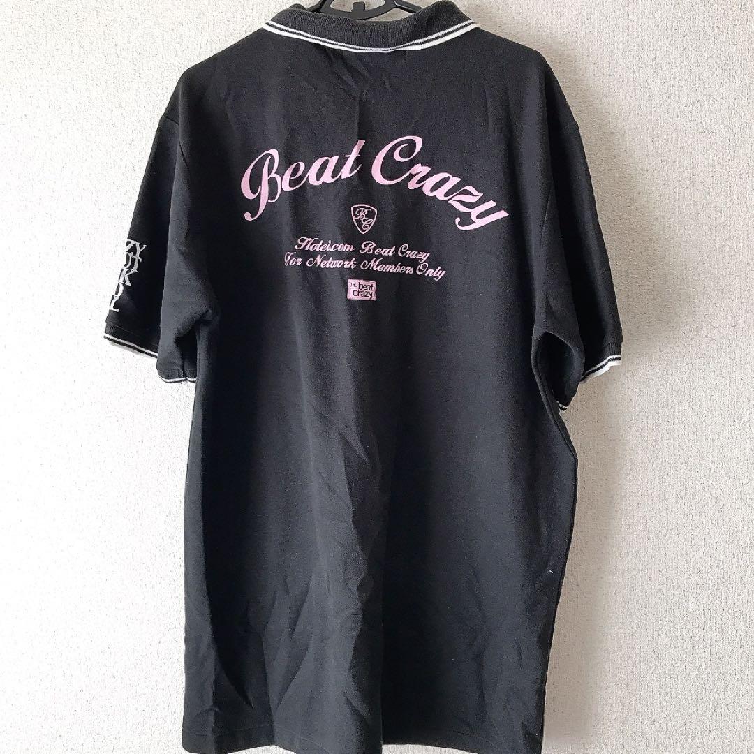 希少 布袋寅泰 HOTEI ポロシャツ　半袖 黒　XL相当