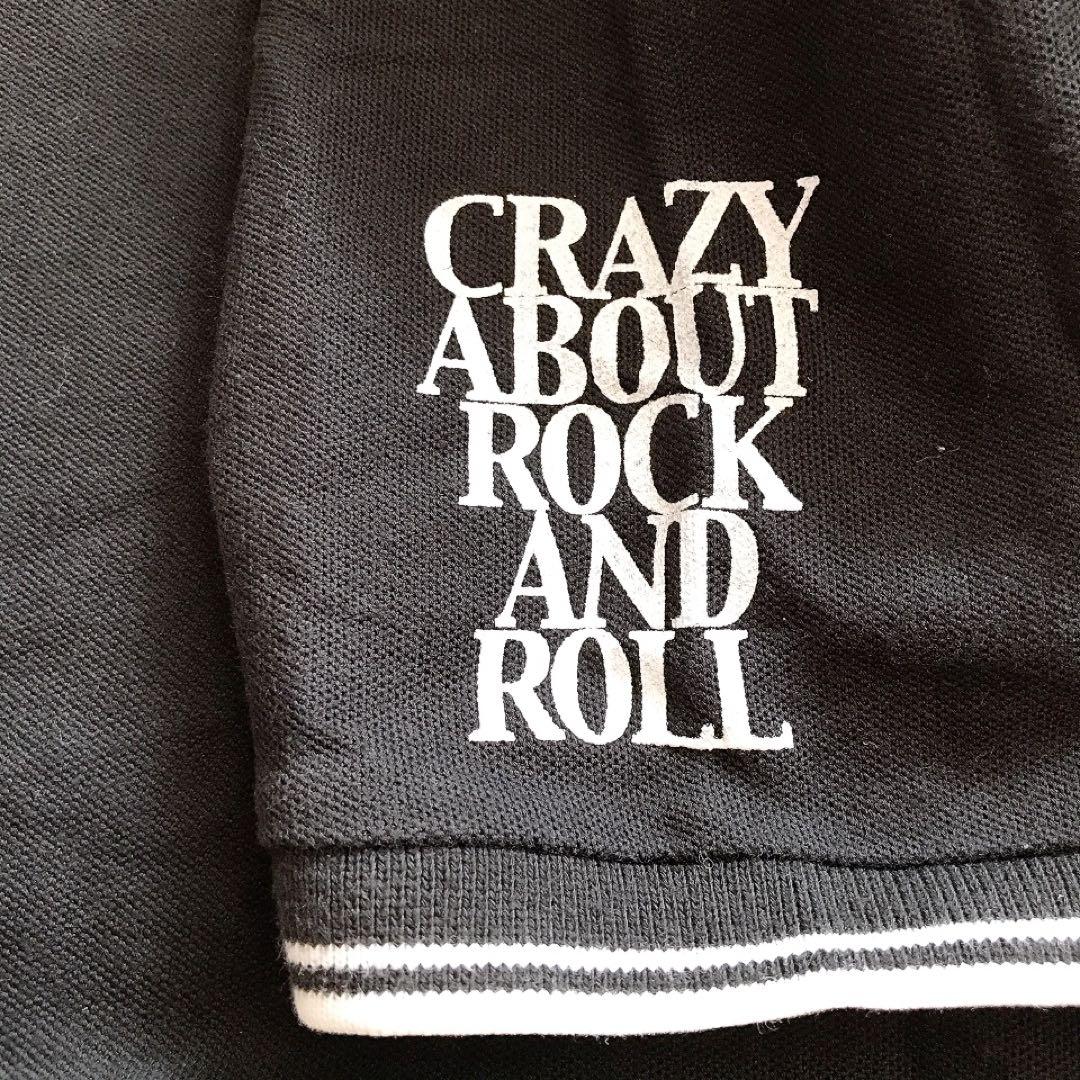 希少 布袋寅泰 HOTEI ポロシャツ　半袖 黒　XL相当