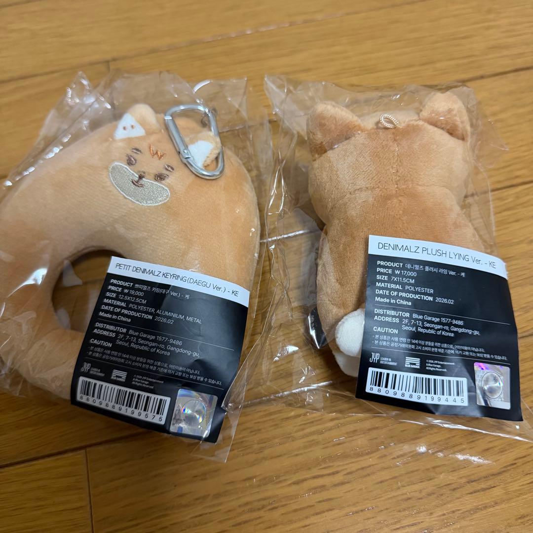 DAY6 デニマルズ ヨンケイ キーリング ぬいぐるみ 大邱 グッズ 2点