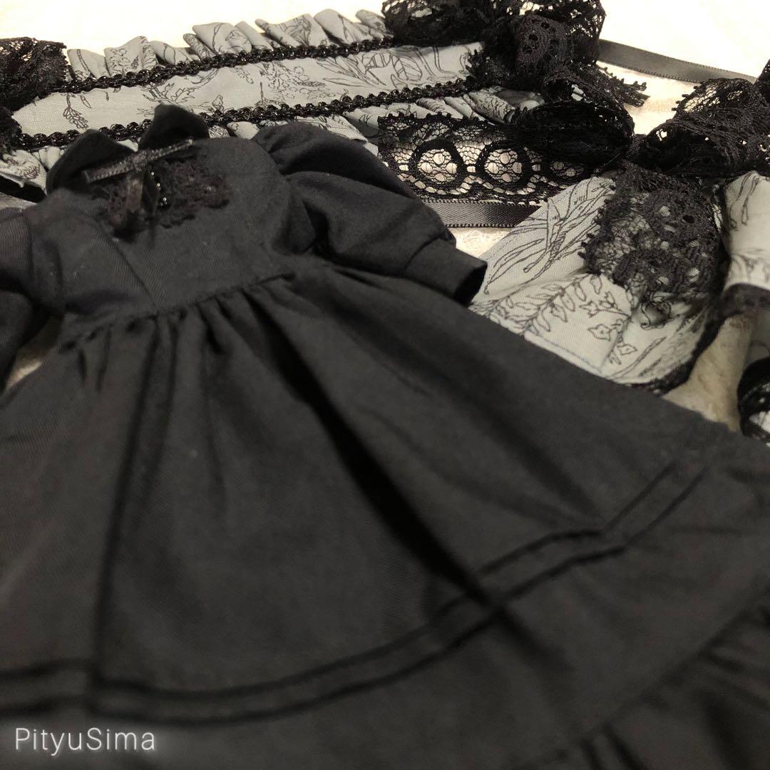 【黒レース】ドール服セット／ネオブライス　アウトフィット