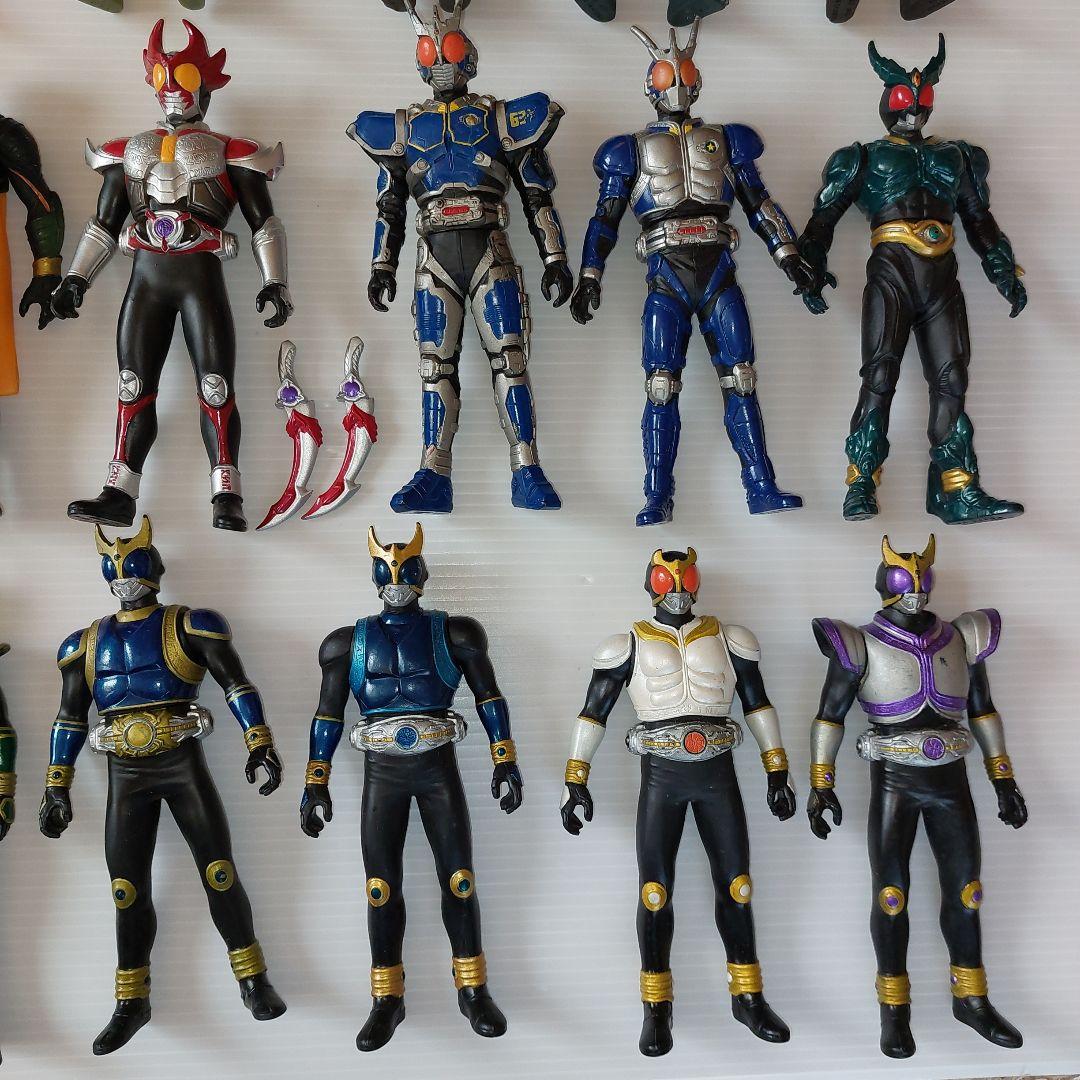 平成仮面ライダー　仮面ライダークウガ、アギト、怪人まとめ売り！当時物ソフビ