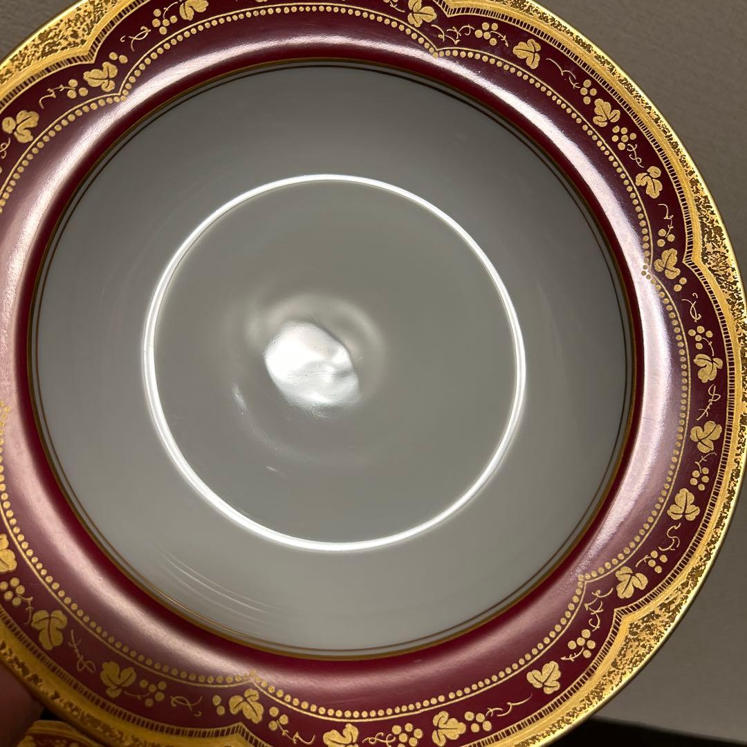 大倉陶園　アレキサンドリーヌ　金蝕マロン　スーププレート　ディナープレート