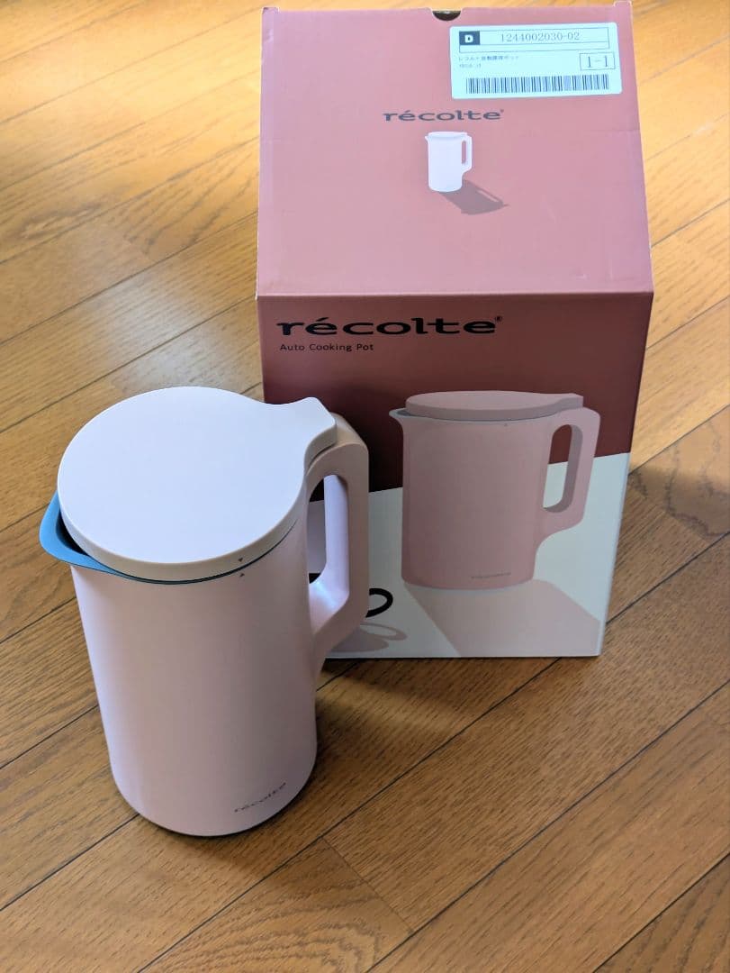 新品未使用　レコルト Auto Cooking Pot マカロンピンク