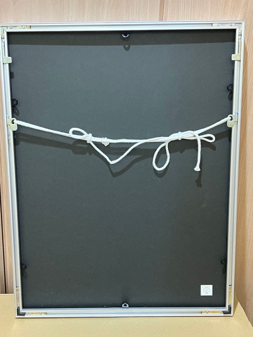 中山正　1993年　絵馬　山嶺疾走　木版画　直筆サイン