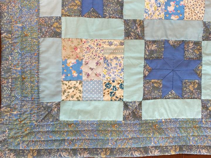 手作りアメリカンパッチワークキルト