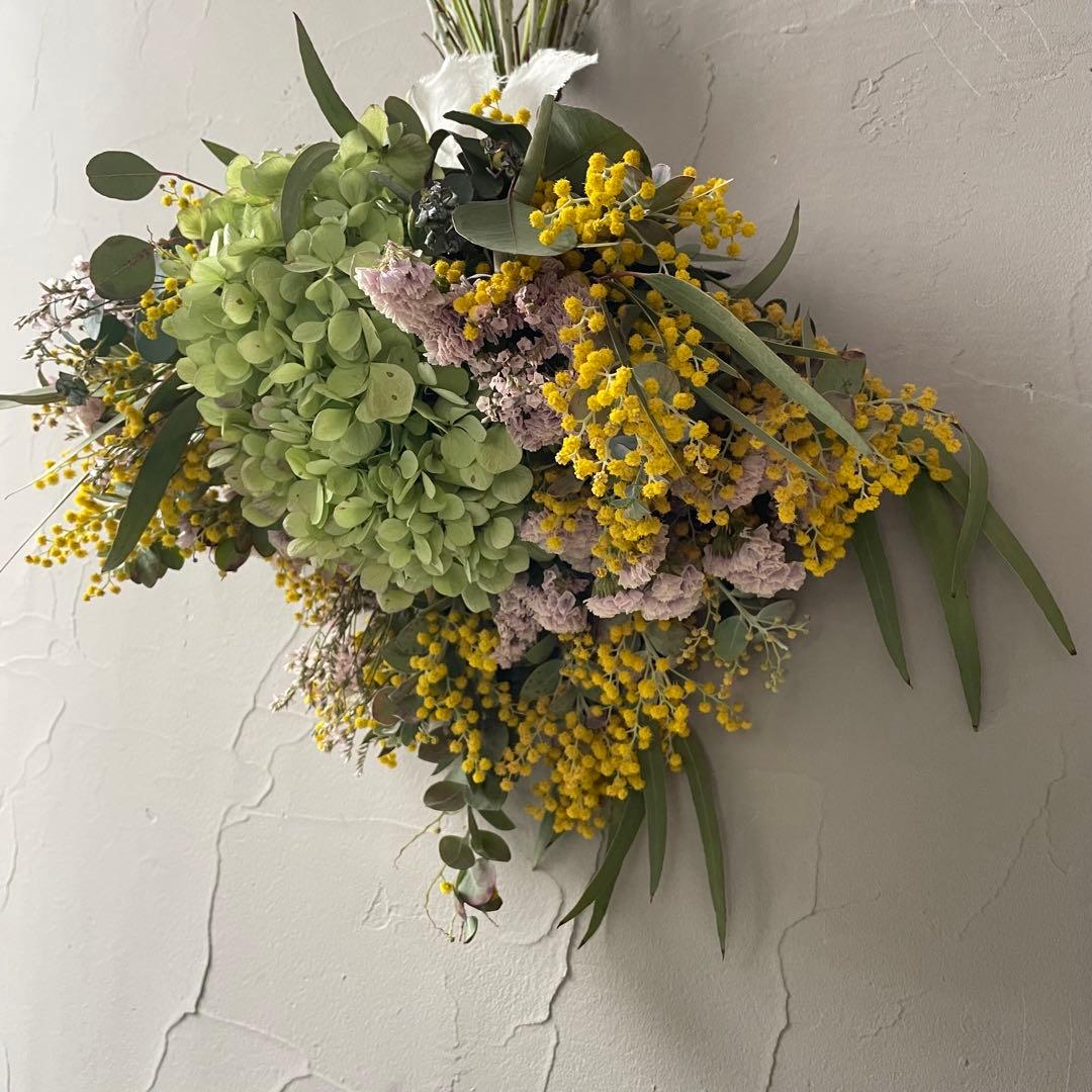 6.アンティーク紫陽花スワッグ