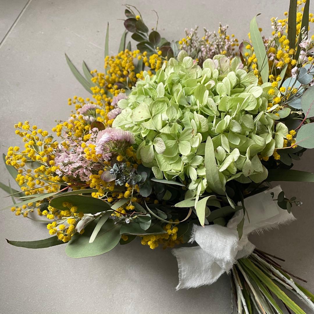 6.アンティーク紫陽花スワッグ