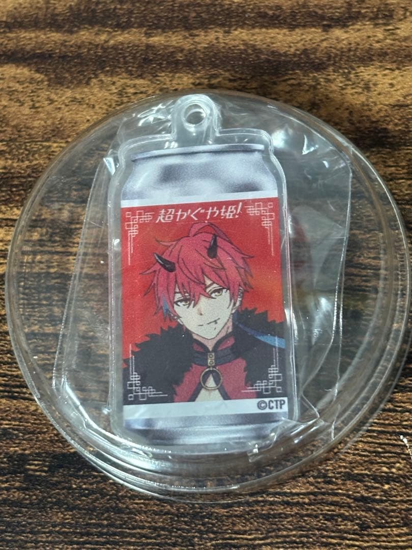 『超かぐや姫！』 オリジナルラベル缶 みかど アクキー & ステッカー