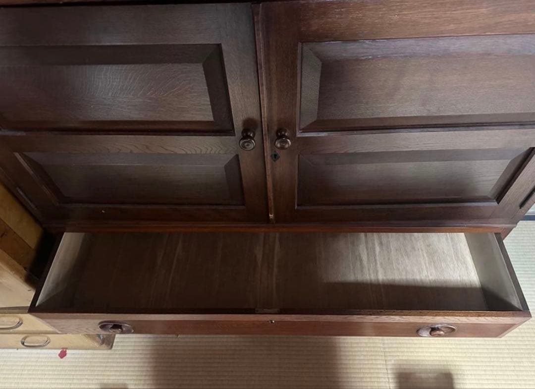 【希少】吉田璋也　辰巳木工 民藝チェスト大　鳥取民芸 1960-70年代　良材