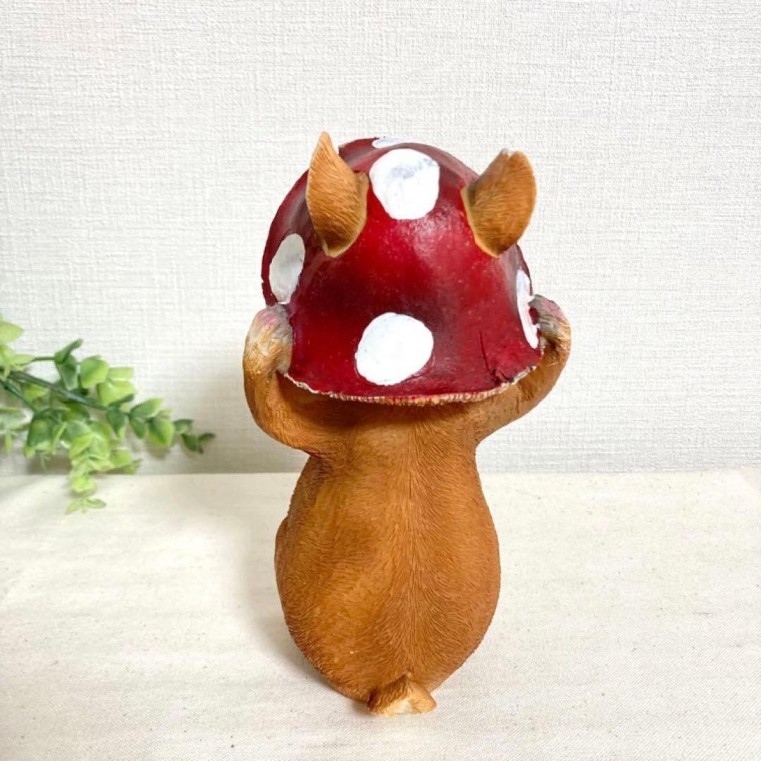 【新品】うさぎ3匹セット　ガーデン雑貨 オブジェ　お花、きのこ、スイカ