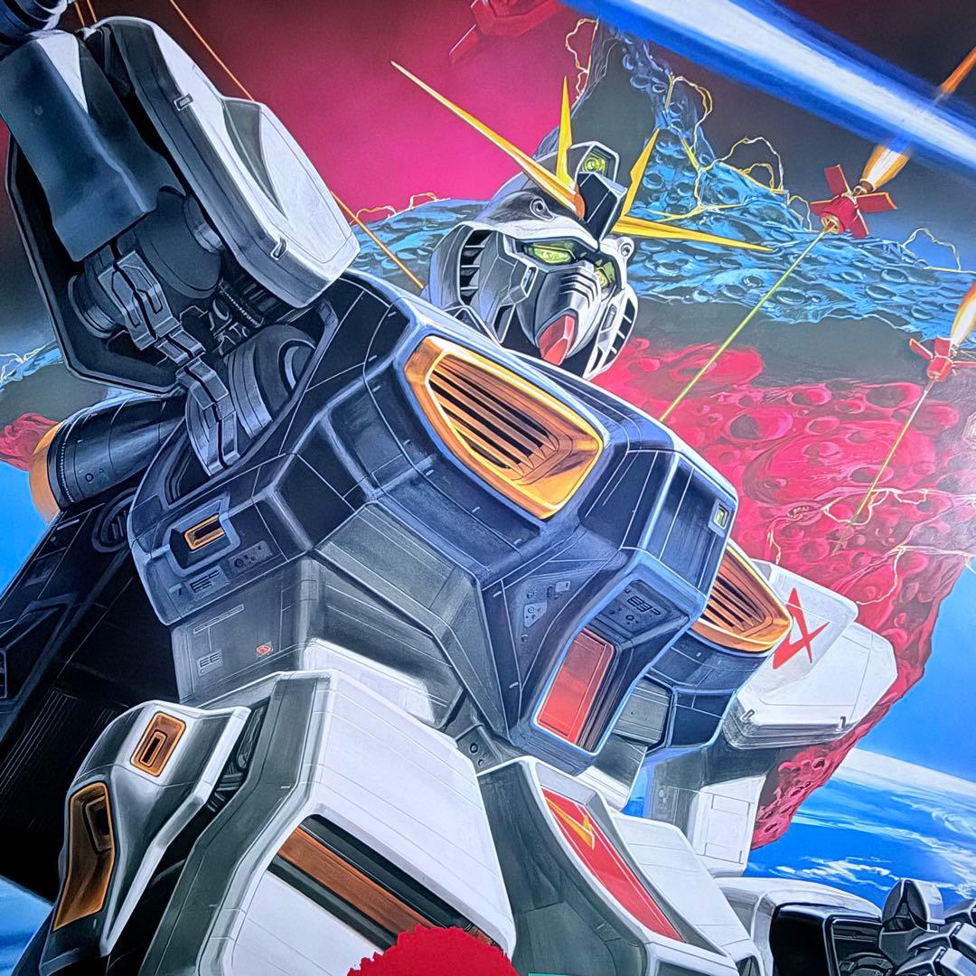 2235様感謝‼️「逆襲のシャア」機動戦士ガンダムB2名作非売ポスター未使用88年
