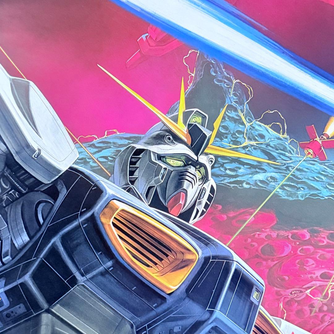 2235様感謝‼️「逆襲のシャア」機動戦士ガンダムB2名作非売ポスター未使用88年