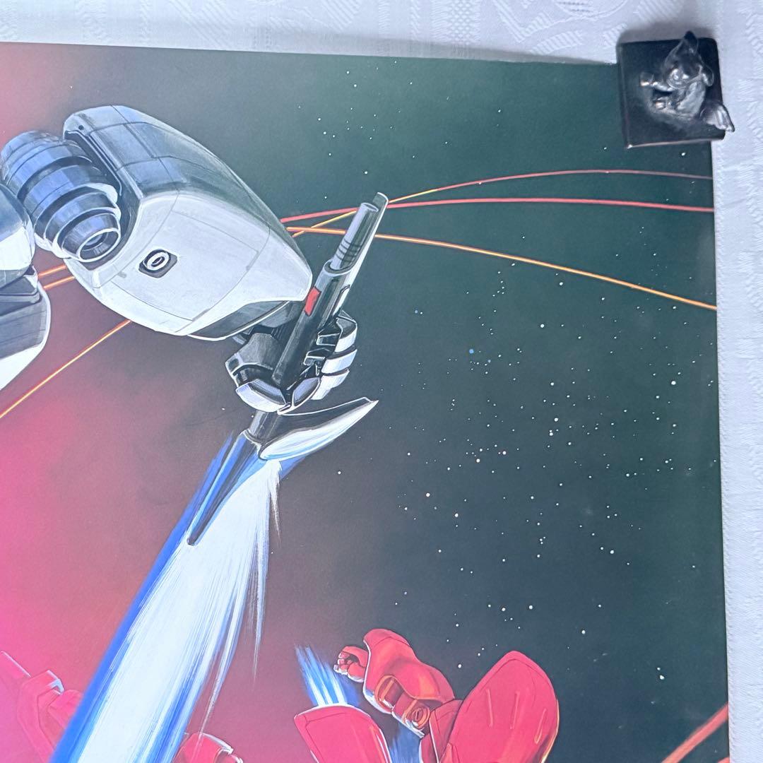 2235様感謝‼️「逆襲のシャア」機動戦士ガンダムB2名作非売ポスター未使用88年