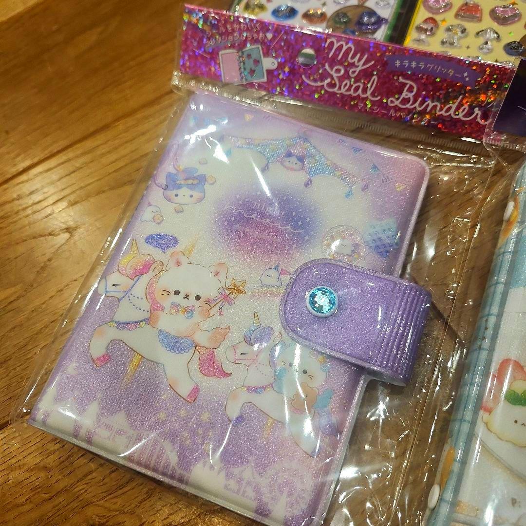 ボンボンドロップシール　ぷくっとシール　シールバインダー　12点