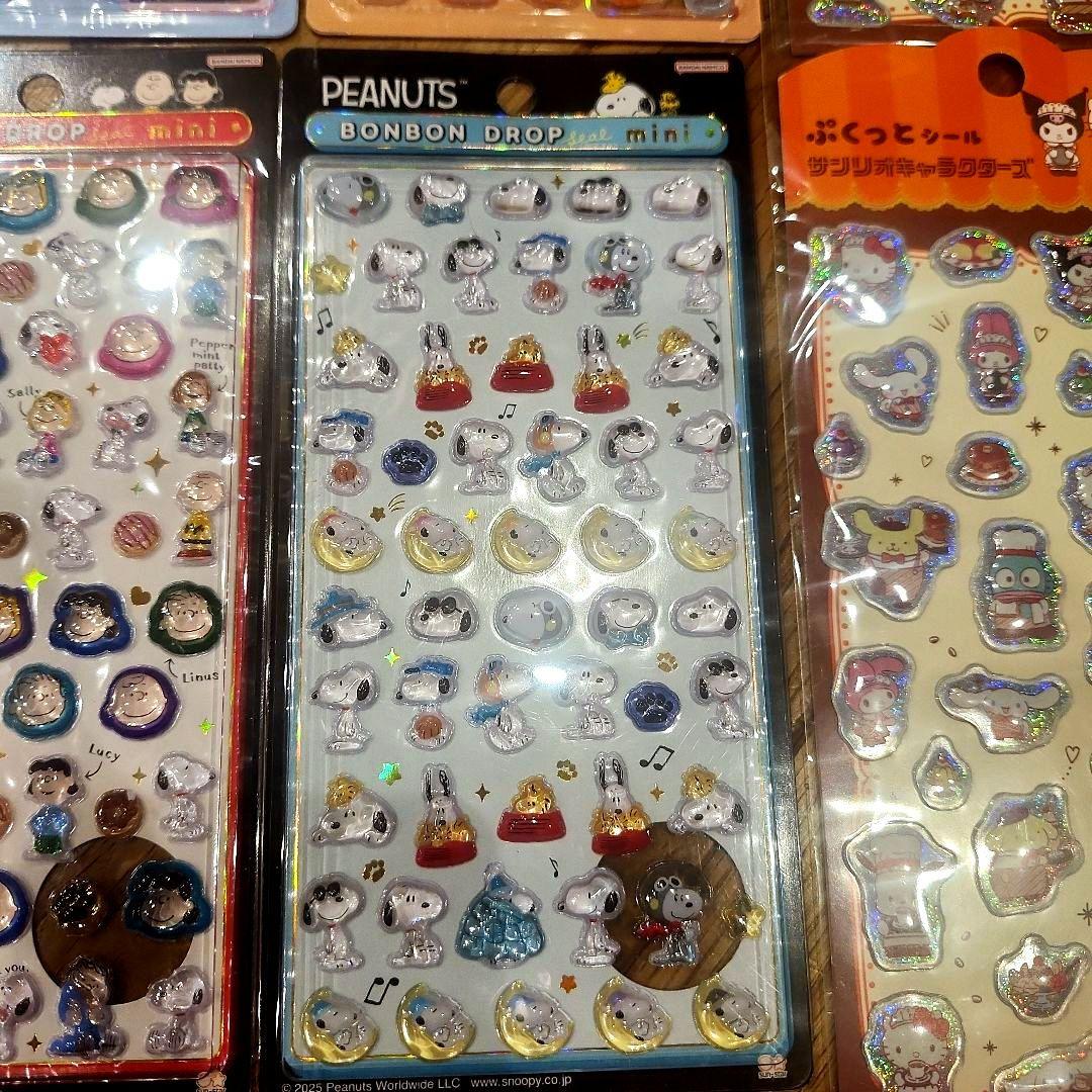 ボンボンドロップシール　ぷくっとシール　シールバインダー　12点