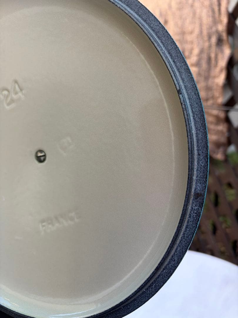 LE CREUSET ターコイズ ホーロー鍋 24