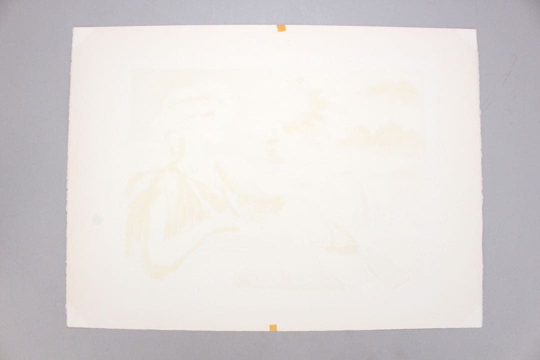 No4831 額装　サージ・マルジス　リトグラフ　「読書のひととき」　送料無料