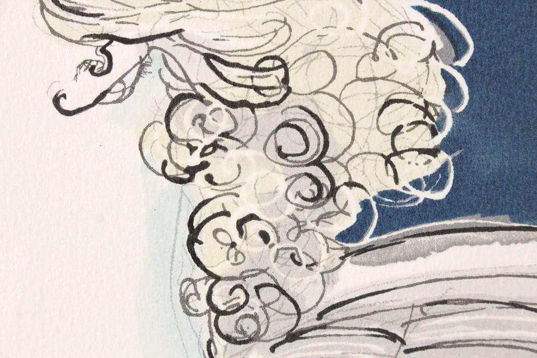 No4831 額装　サージ・マルジス　リトグラフ　「読書のひととき」　送料無料