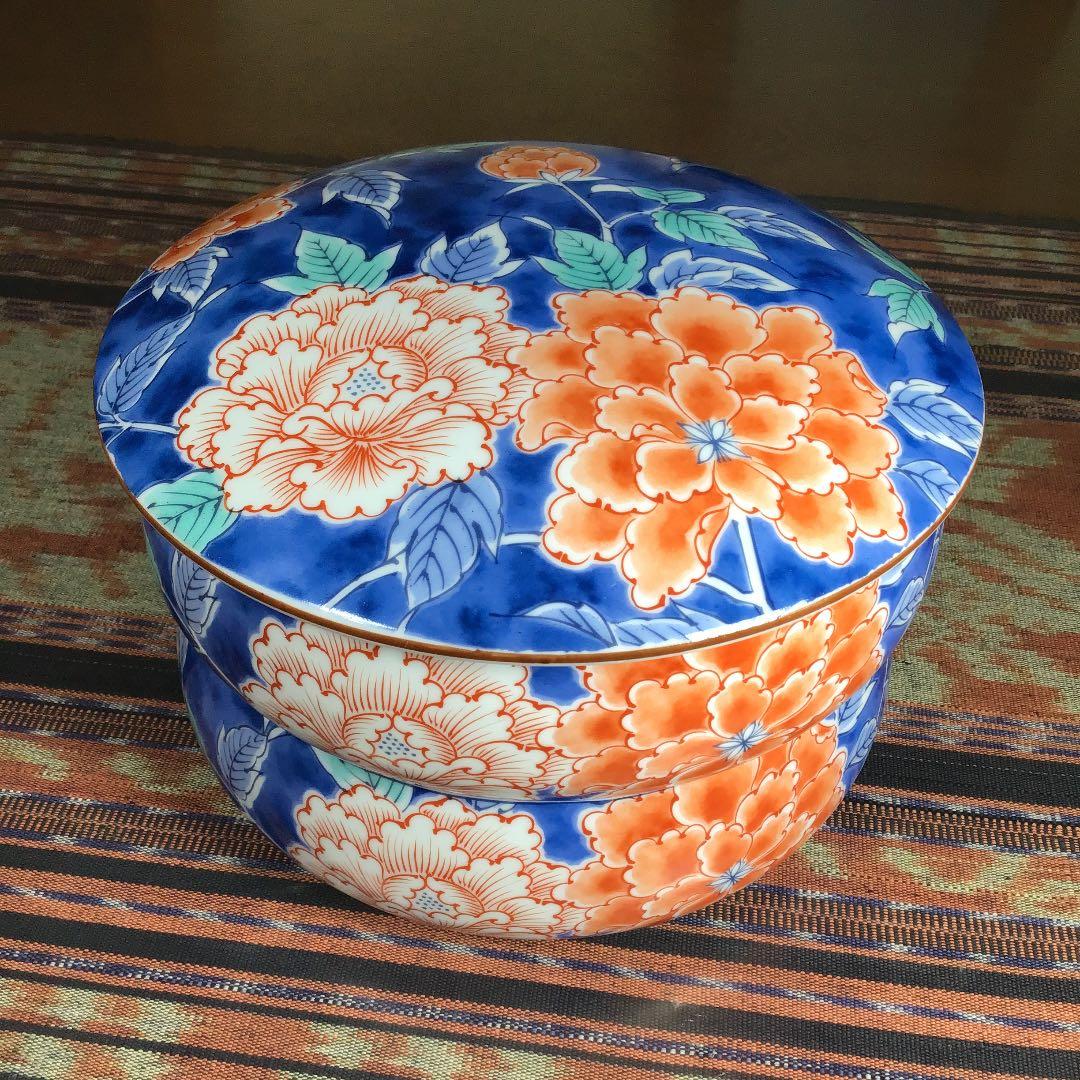 『フォロうー特価』　『B級品特価』　美濃焼　庫山窯　2段重