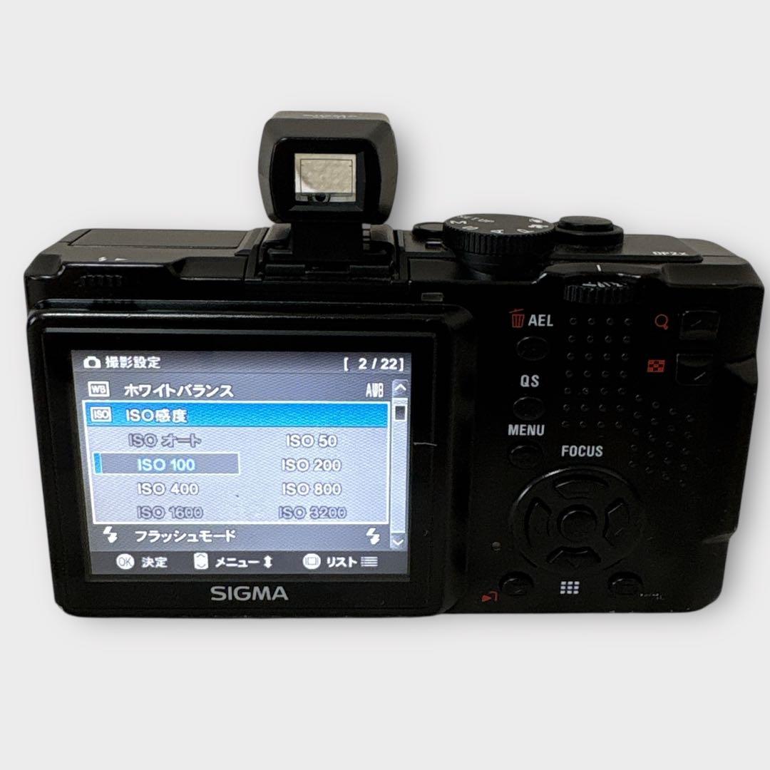 【美品】SIGMA DP2X ビューファインダー レンズフード 電池2個 箱付き