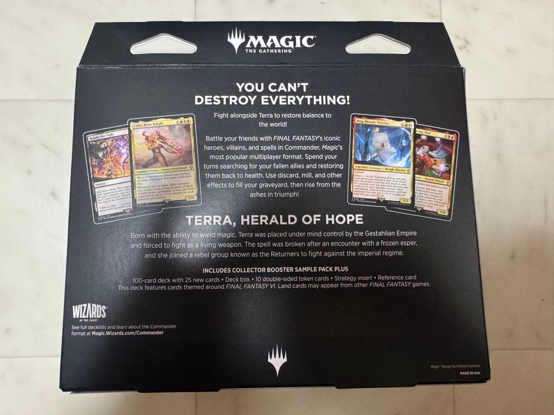 MTG FINAL FANTASY VI 統率者 ティナ 英語版