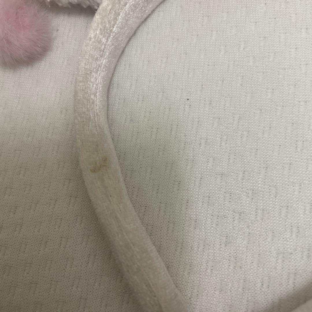 ディズニー カチューシャ イヤリング 白