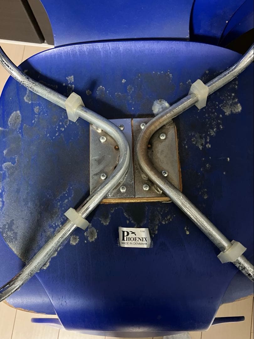 ▪️6脚セット▪️セブンチェア風 スタッキングチェア Phoenix社 デンマーク製