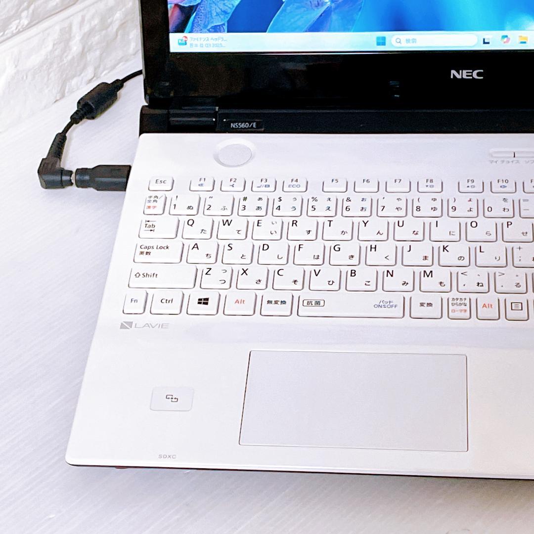 NEC【写真たっぷり保存】1TB ノートパソコン Windows11 ノートPC