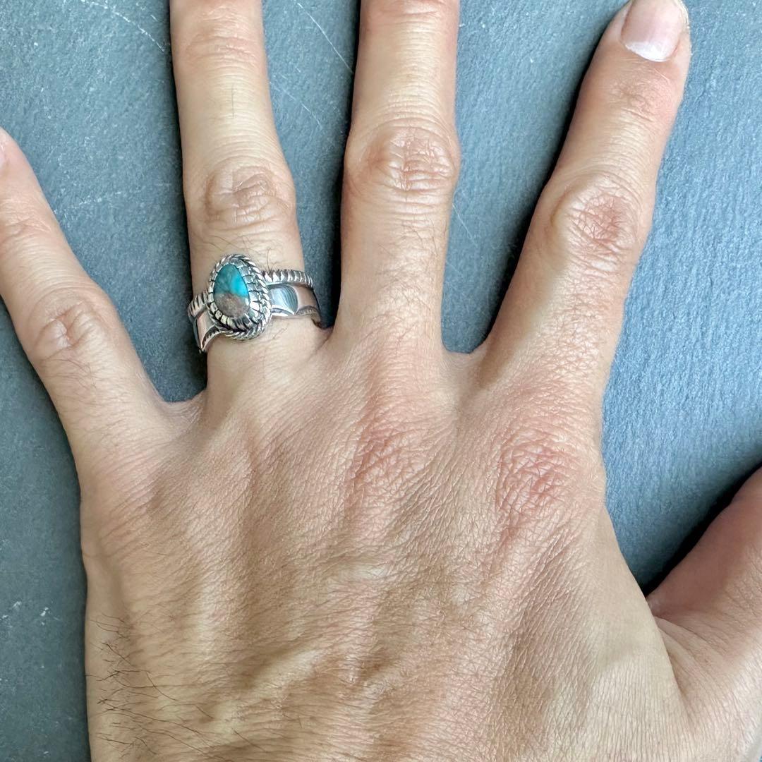 ネイティブアメリカンスタイル　オールドストック　スモーキービズビー　ハンドメイド