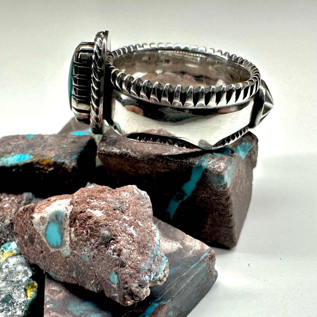 ネイティブアメリカンスタイル　オールドストック　スモーキービズビー　ハンドメイド