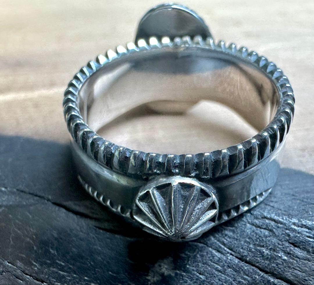 ネイティブアメリカンスタイル　オールドストック　スモーキービズビー　ハンドメイド