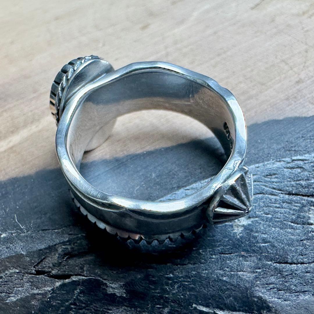 ネイティブアメリカンスタイル　オールドストック　スモーキービズビー　ハンドメイド