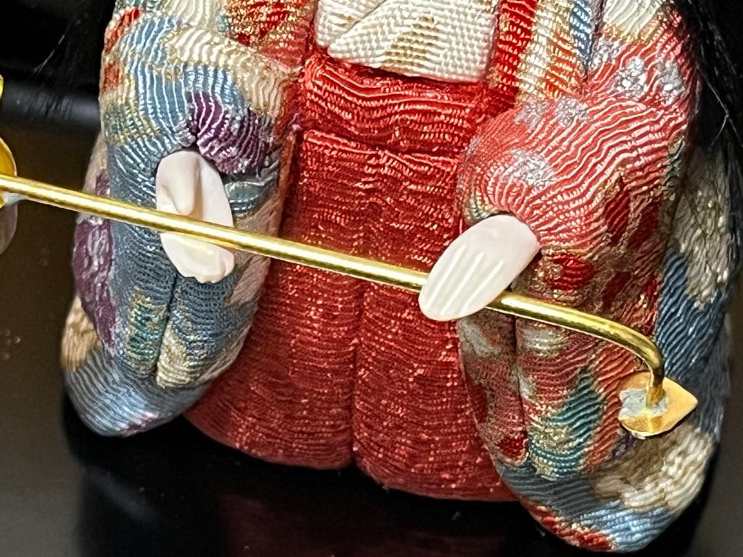 雛人形　ケース付き　木村一秀作　木目込雛人形 5体セット