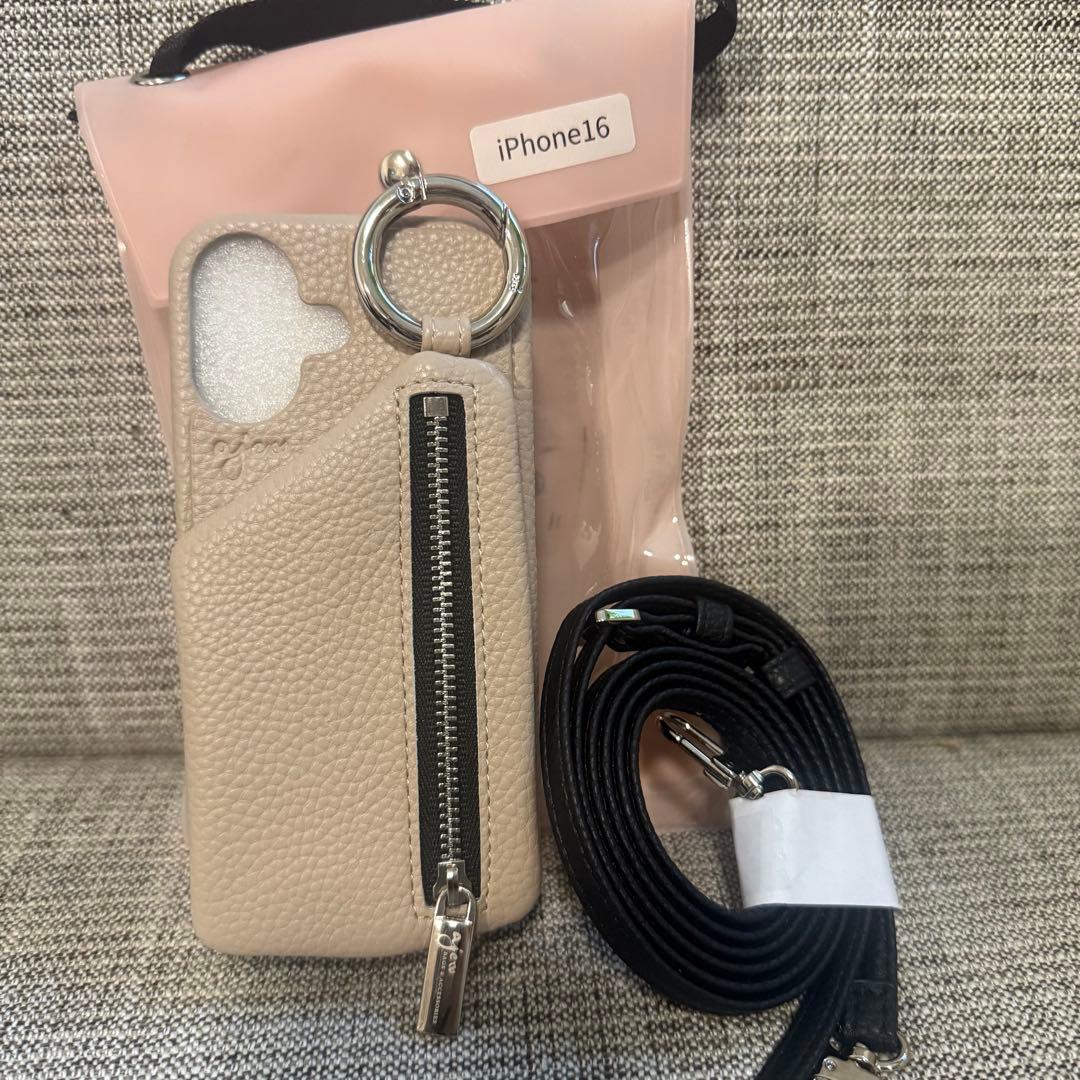 ajew（エジュー） iPhone16対応 スマホケース ショルダー付き