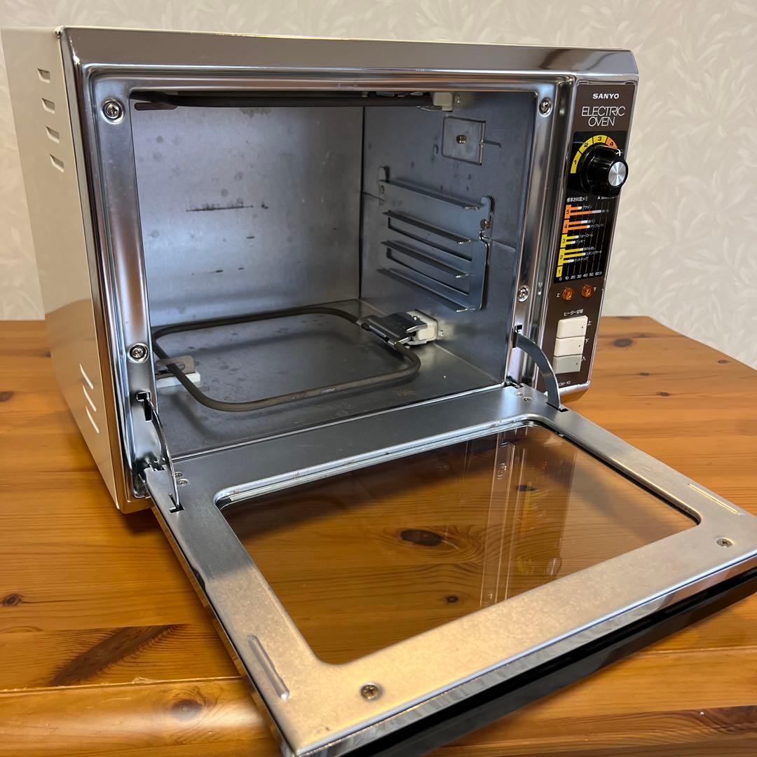 昭和レトロ アンティーク SANYO 三洋 電気オーブン トレー付 家電