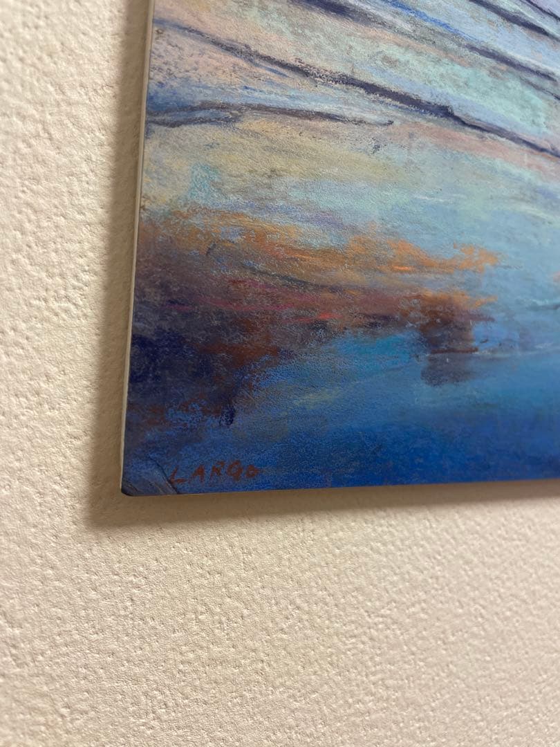 ソフトパステル画「静かな余白」