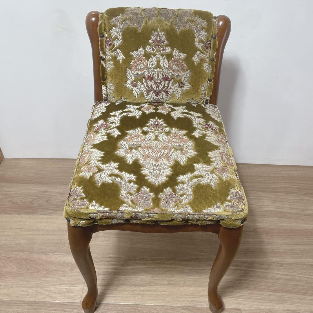 【昭和レトロ】猫脚チェア アンティーク調