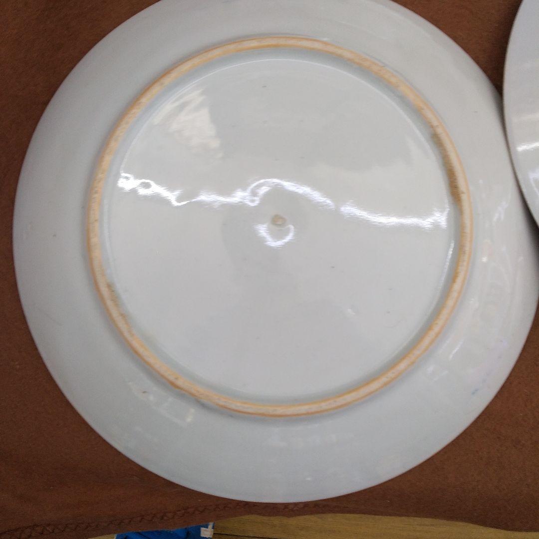 大特価 !!!古伊万里、印判イゲ八寸皿、5 枚セット