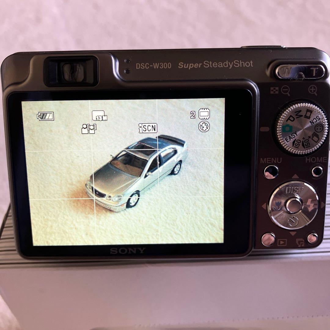 tnkg 　SONY DSC-W300 動作品　液晶・ダイヤルキー不備あり