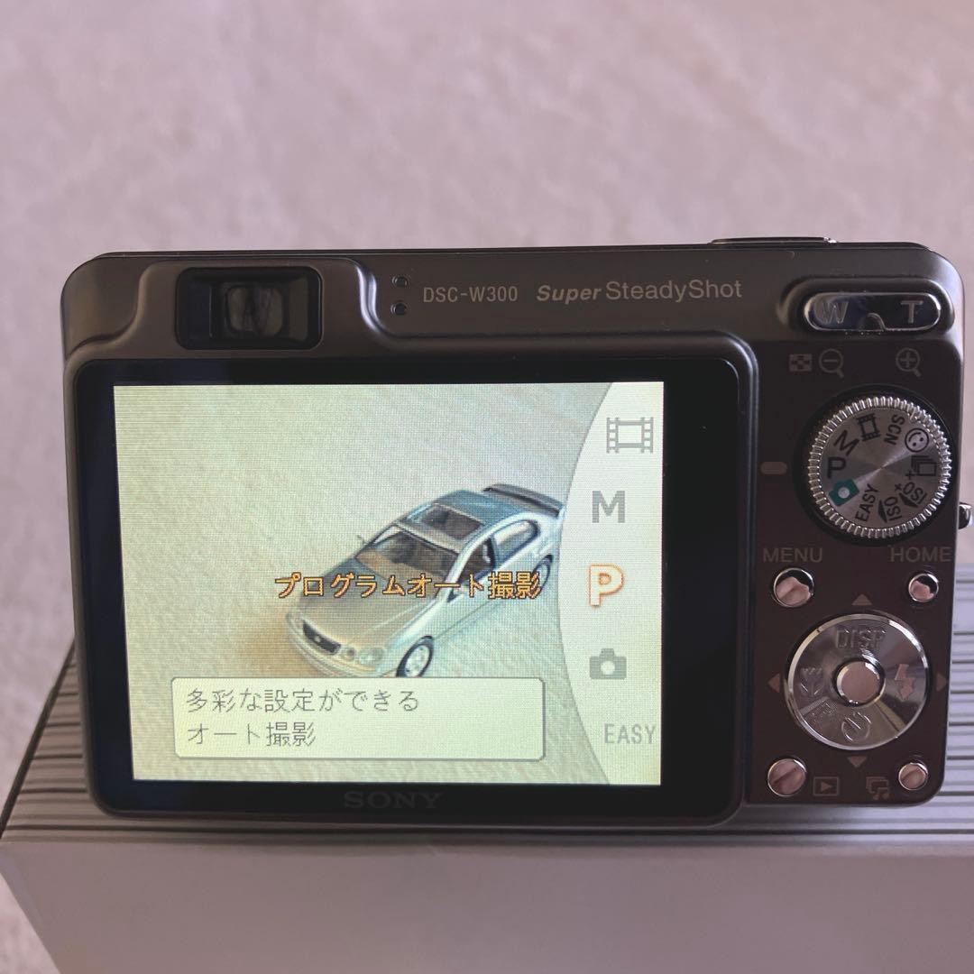 tnkg 　SONY DSC-W300 動作品　液晶・ダイヤルキー不備あり