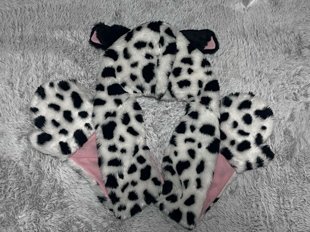 ディズニー　101匹わんちゃん　マフラーキャップ