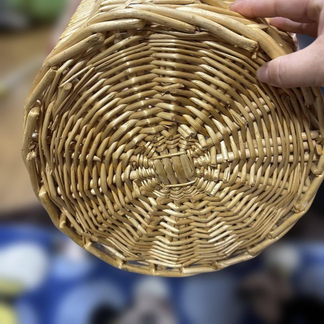 希少　サンリオ　カオハナキティ カゴ バスケット 平成レトロ 2001年