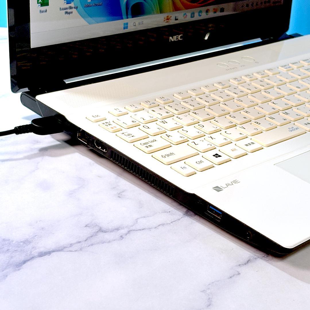美品☆Corei7・8GB・SSD・Win11・MSオフィス付　ノートパソコン