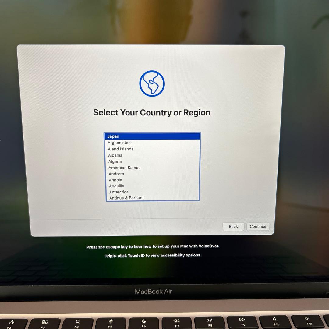 MacBook Air M1 2020 8GB 256GB スペースグレー 美品
